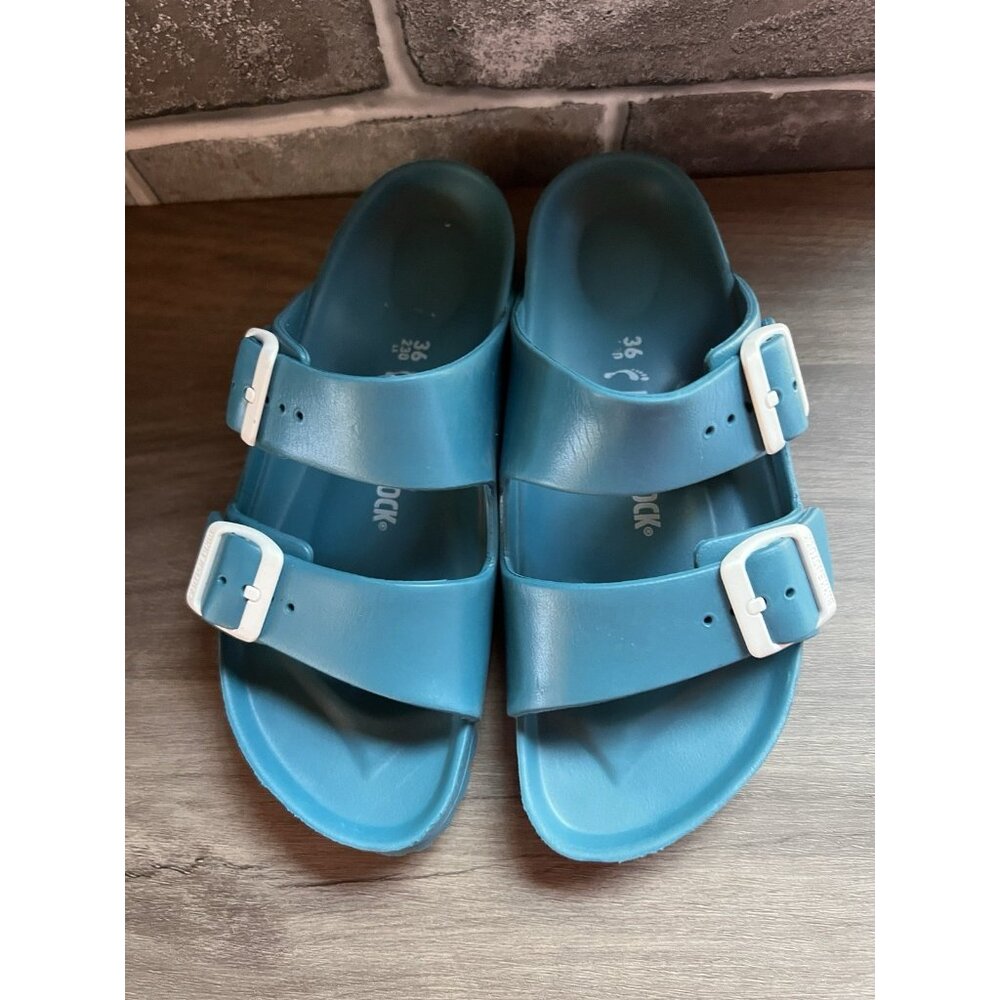 Birkenstock  Arizona Turquoise EVA Size 36 (6 / 6.5 US) - Picture 15 of 16